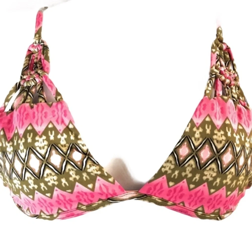 Frankie’s Bikinis‎ Ikat Braided Bikini Top